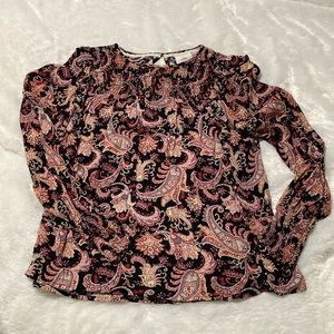 Paisley print blouse